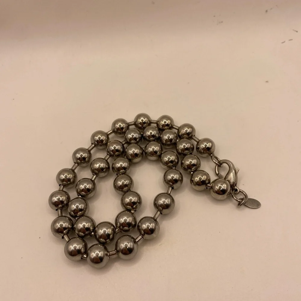 Milor Stainless Steel 10mm Ball Bead 20" - Picture 6 of 8